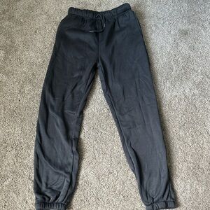 Kids Black Jogger Pants